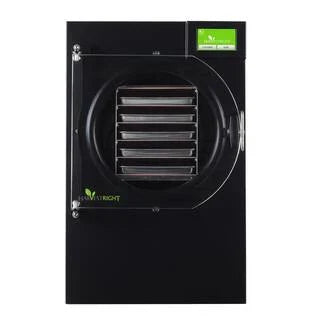 5-Tray Medium Black Aluminum Freeze Dryer with Mylar Starter Kit HRFD-SBL