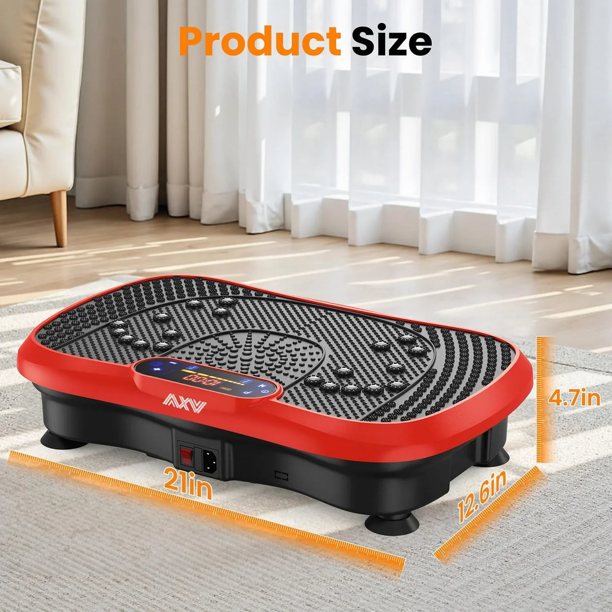 The fitness machine with a vibration platform features vibration, lymphatic drainage, and full-body stirring functions. It is equipped with a vibration training device and a stirring plate, and is suitable for use in gyms. It is helpful for weight lo