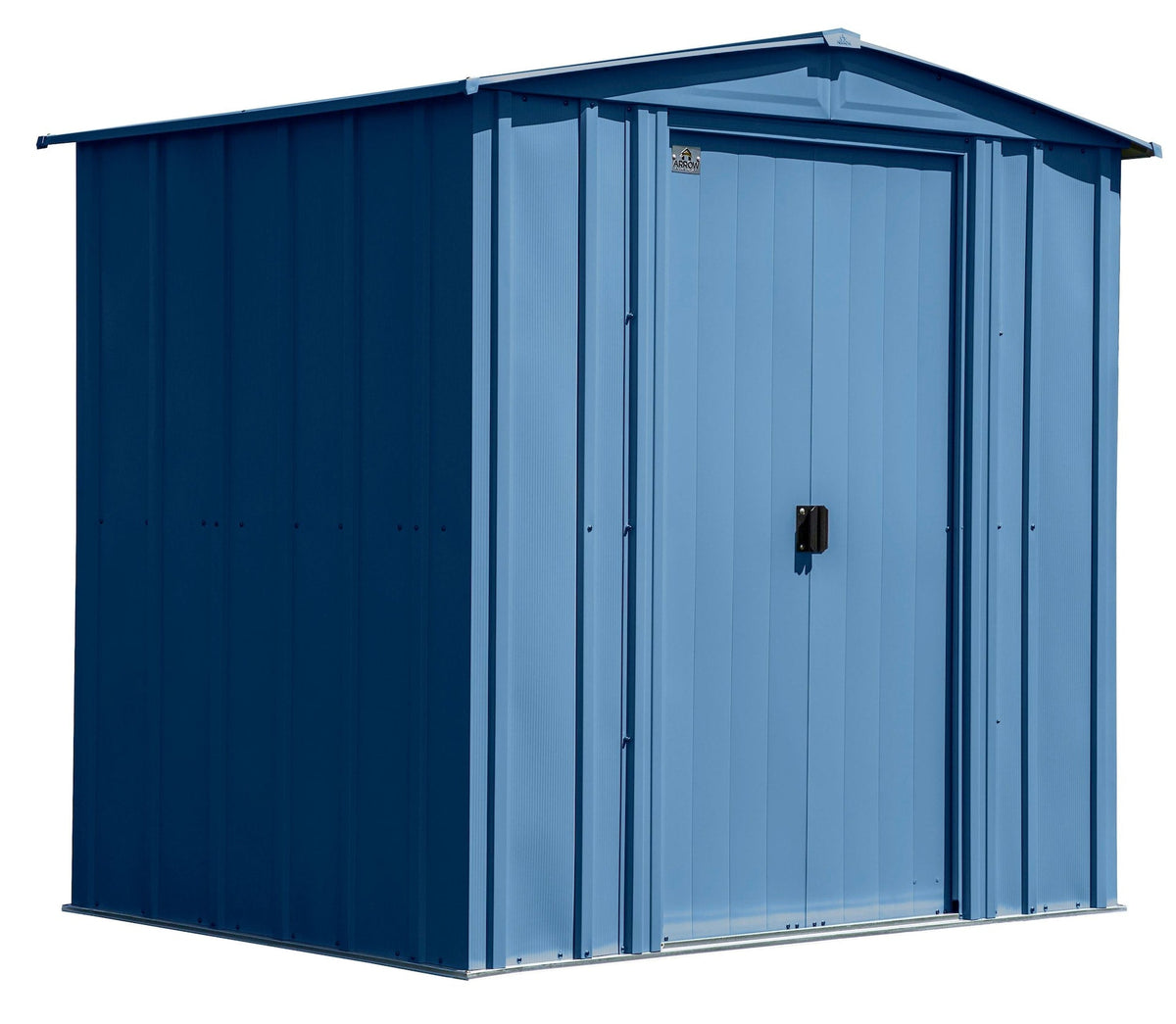 Arrow Classic Galvanized Steel Storage Shed, Blue Grey, 6-ft x 5-ft