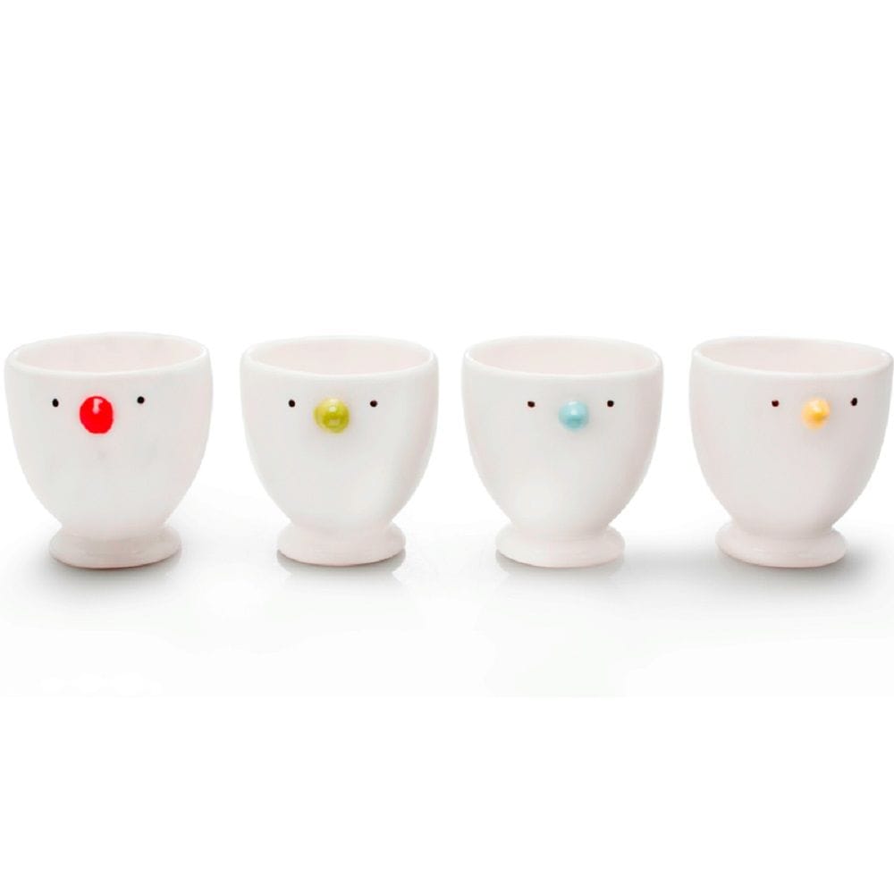 Bia Chick Porcelain Egg Cups, 4-pk