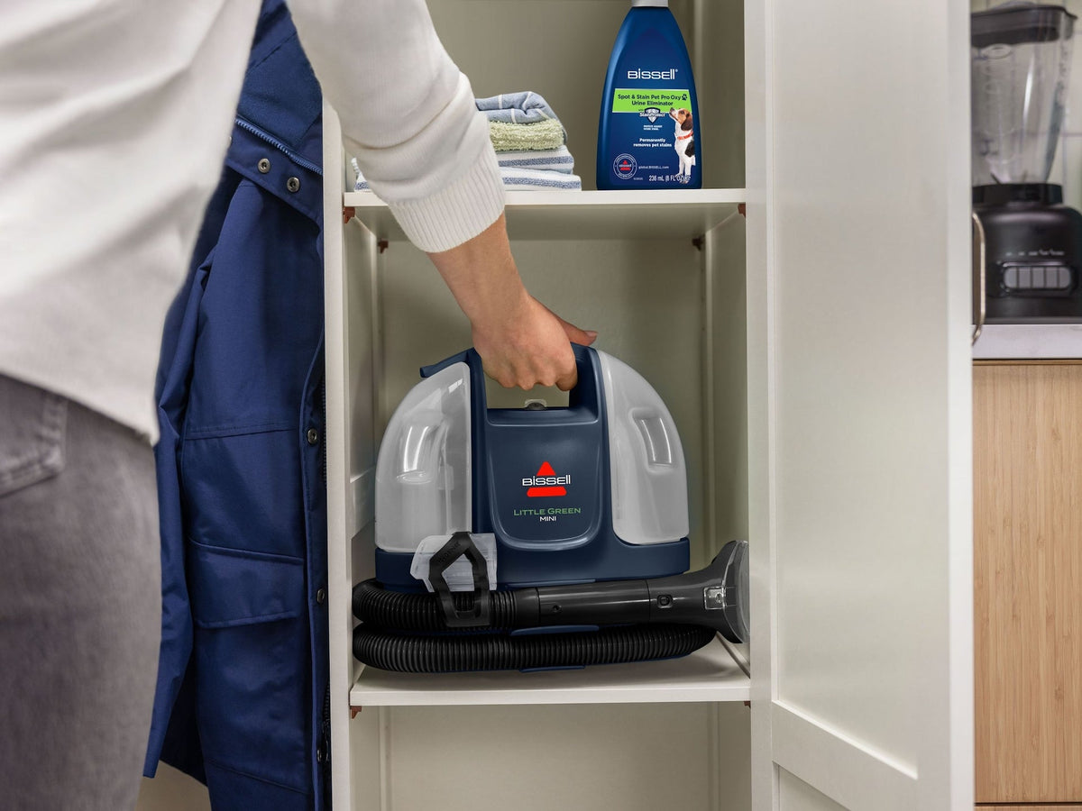 Bissel Little Green Mini Corded Midnight Navy Portable Carpet & Upholstery Deep Cleaner
