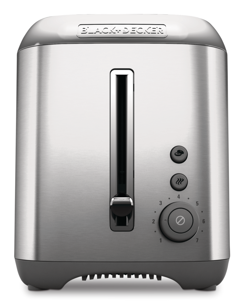 Kitchen Tools Extra Wide Slots Toaster with 7 Settings, Stainless Steel, 2-Slices
