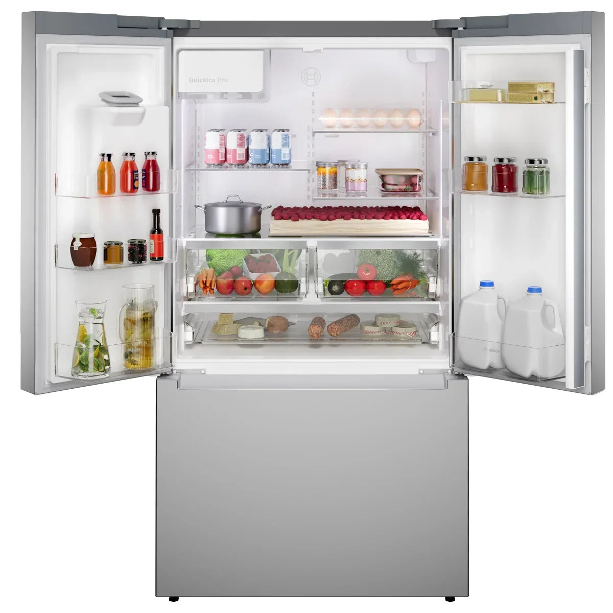 300 Series 36 in. 26 cu.ft. Stainless Steel Standard Depth French Door Refrigerator With External Water and Ice Dispenser