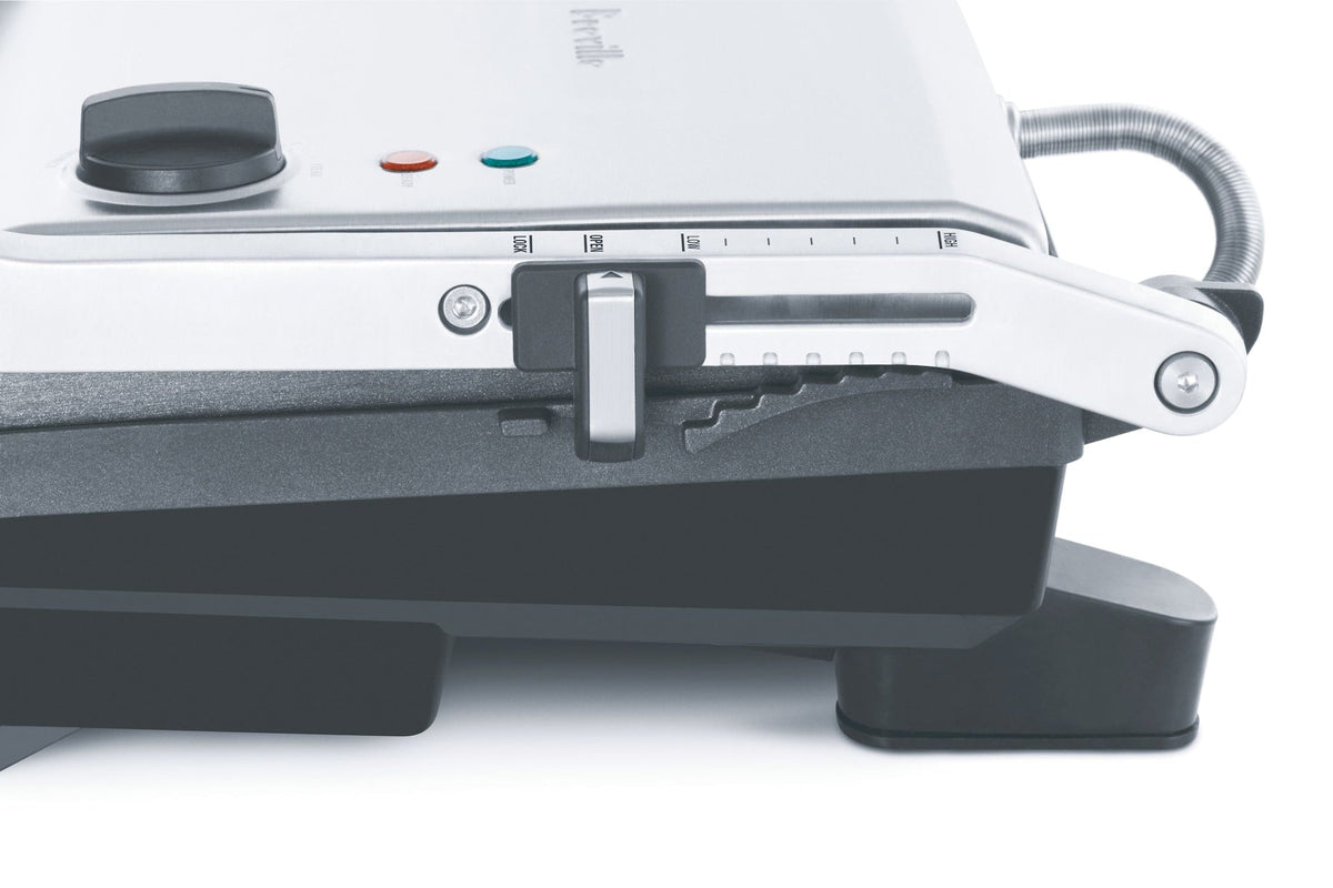 Panini Non-Stick Indoor Grill & Sandwich Press, Brushed Stainless Steel
