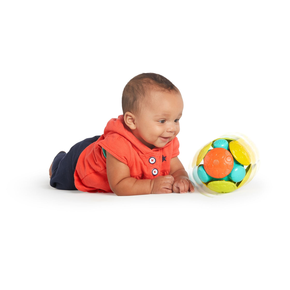 Wobble Bobble Crawl & Chase Activity Ball Toy, Bilingual, Ages 3m+