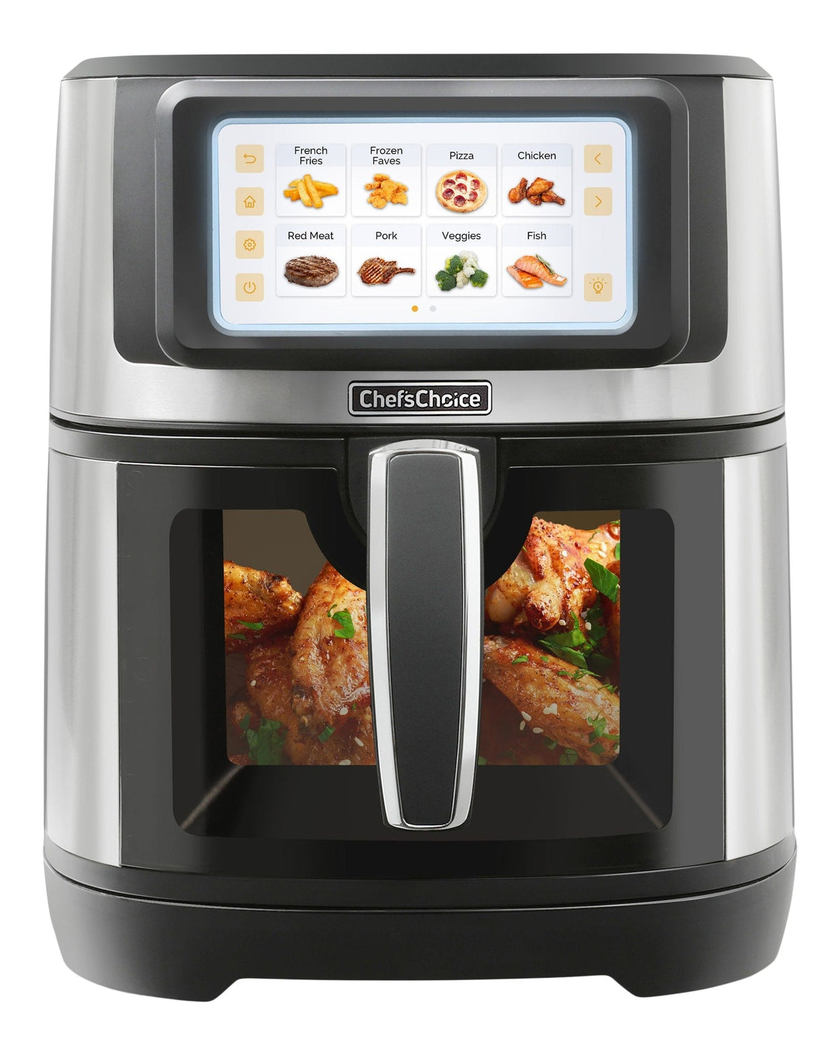 Air Fryer with TFT Touchscreen Display, 7-qt