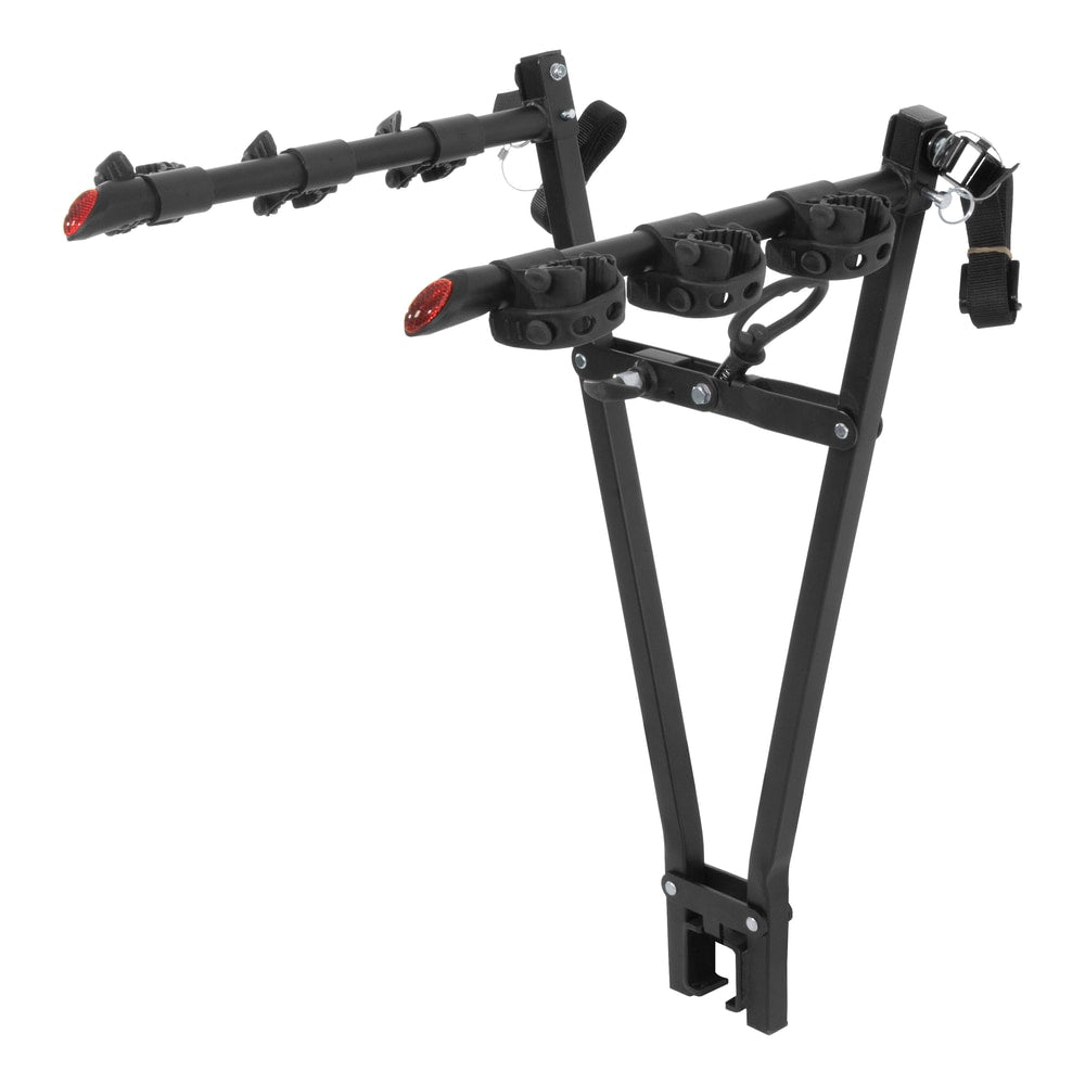 18013 Clamp-On 3-Bike Hitch Mount Bike Rack, Fits Over 2-in Receiver, Black