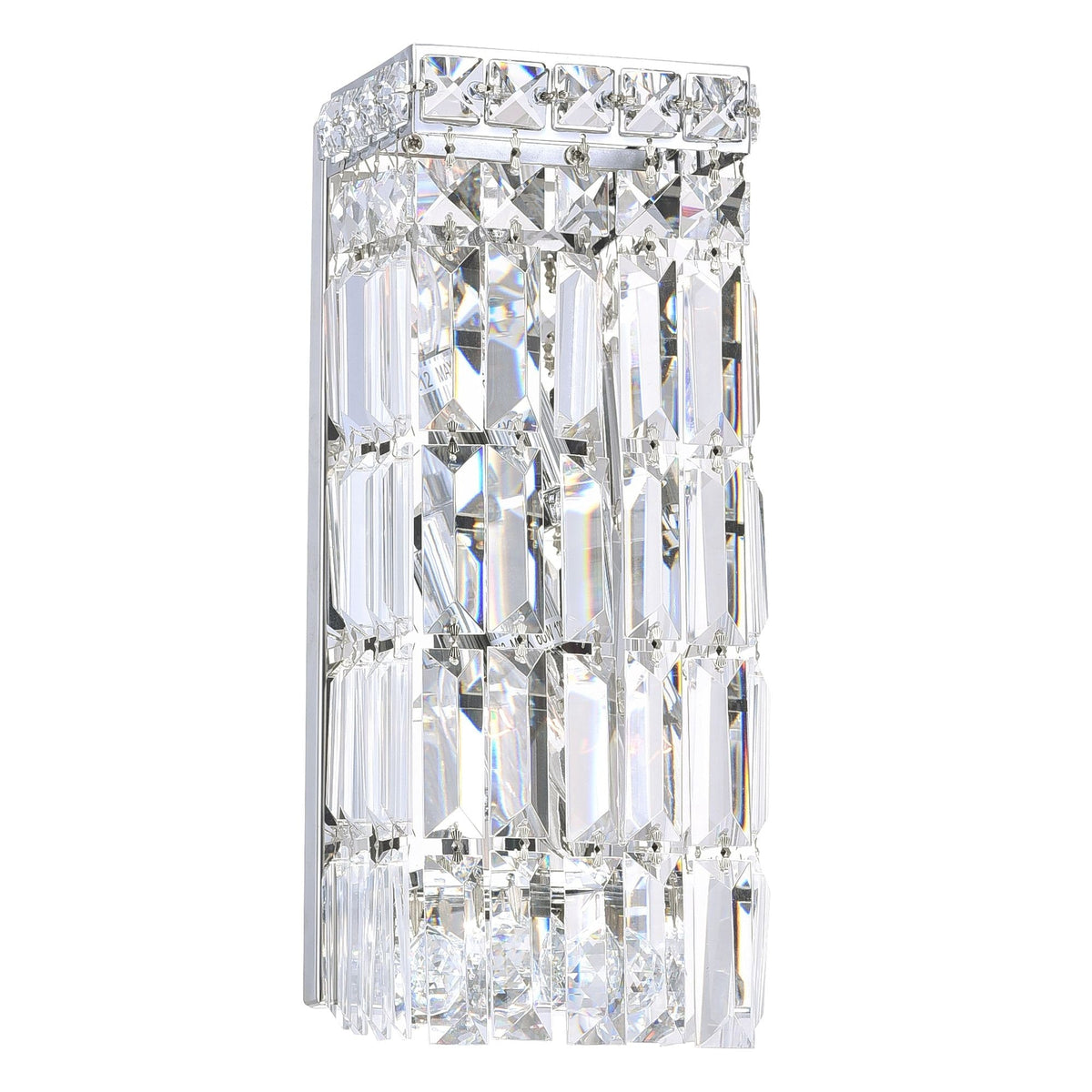 Colosseum Bathroom Sconce, Chrome