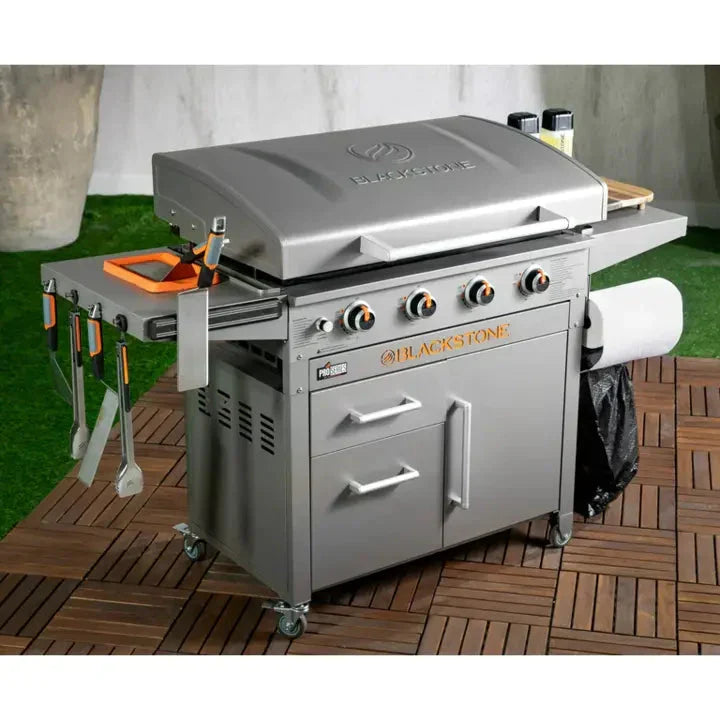 4-Burner 36" Griddle Cooking Station with Hood