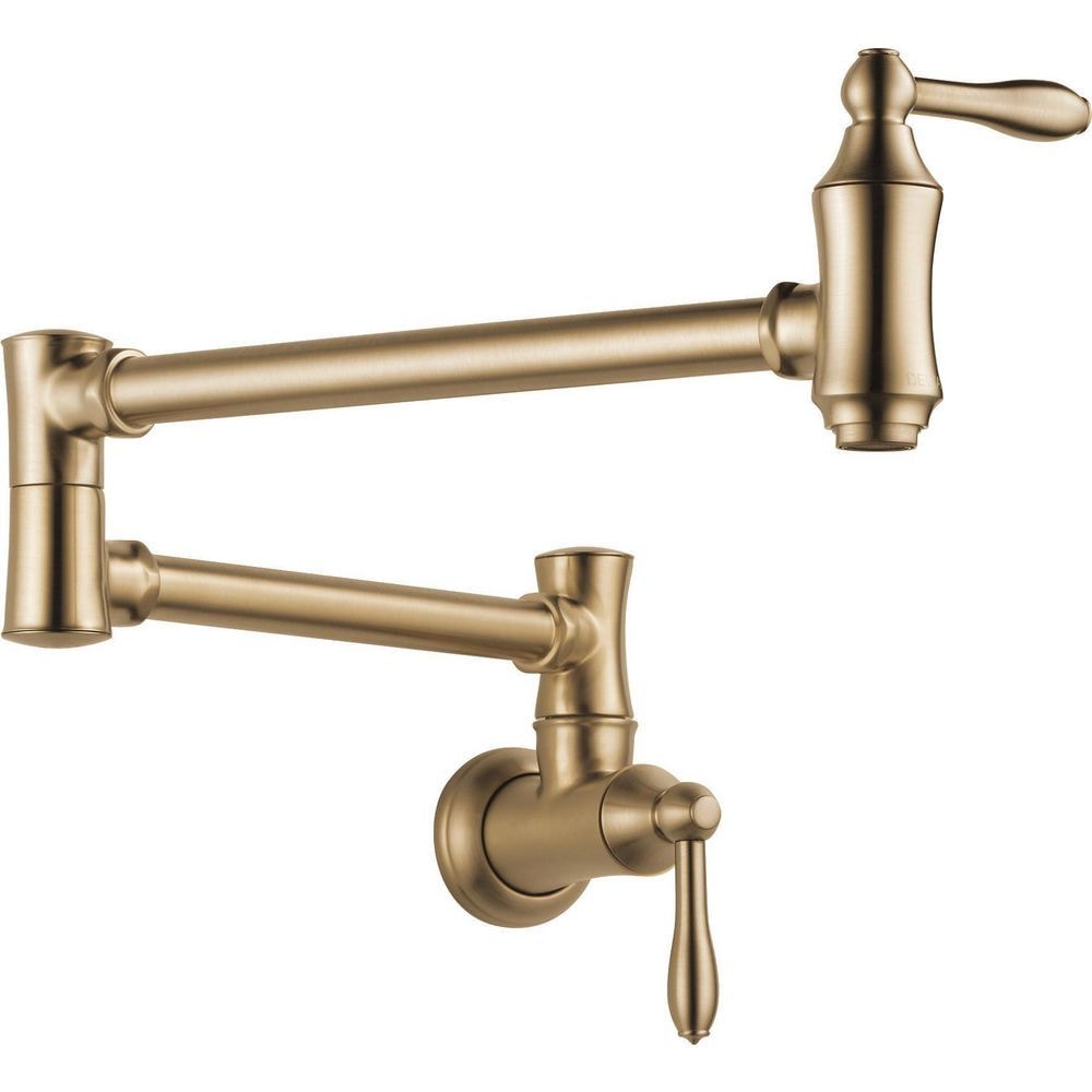 Delta Trad Pot Filler Faucet, Wall Mount