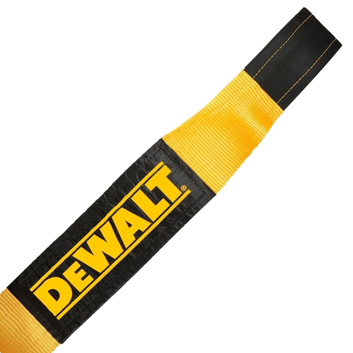 Heavy-Duty 75000-lb Break Strength Looped End Recovery Strap, Yellow, 6-in x 30-ft