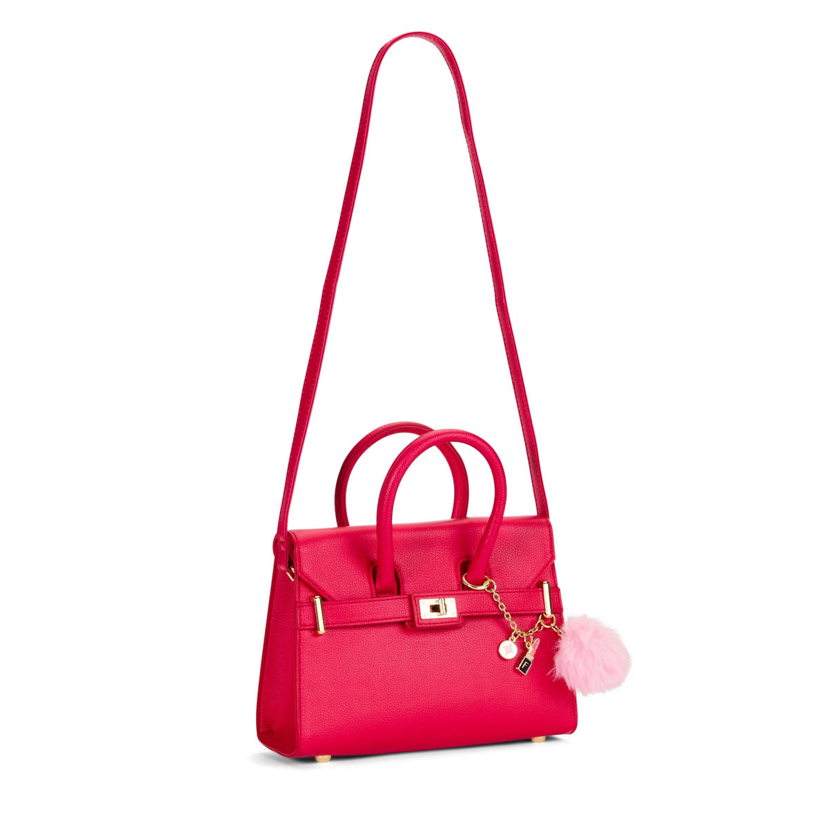 Girls Glamour Purse - Belted Tote Bag, Assorted