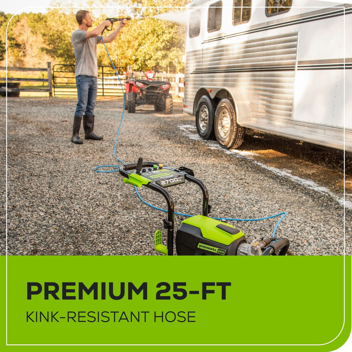 2700PSI 1.2GPM Electric Pressure Washer