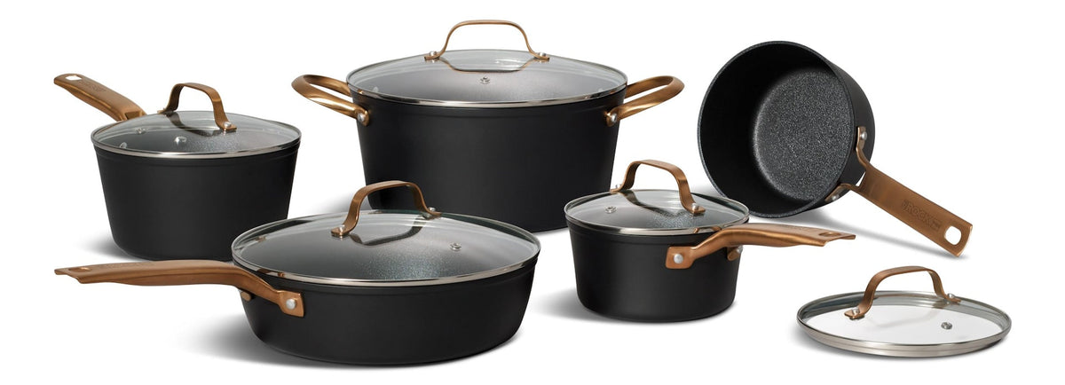 Heritage The Rock PRO Cookware Set, Non-Stick, 10-pc