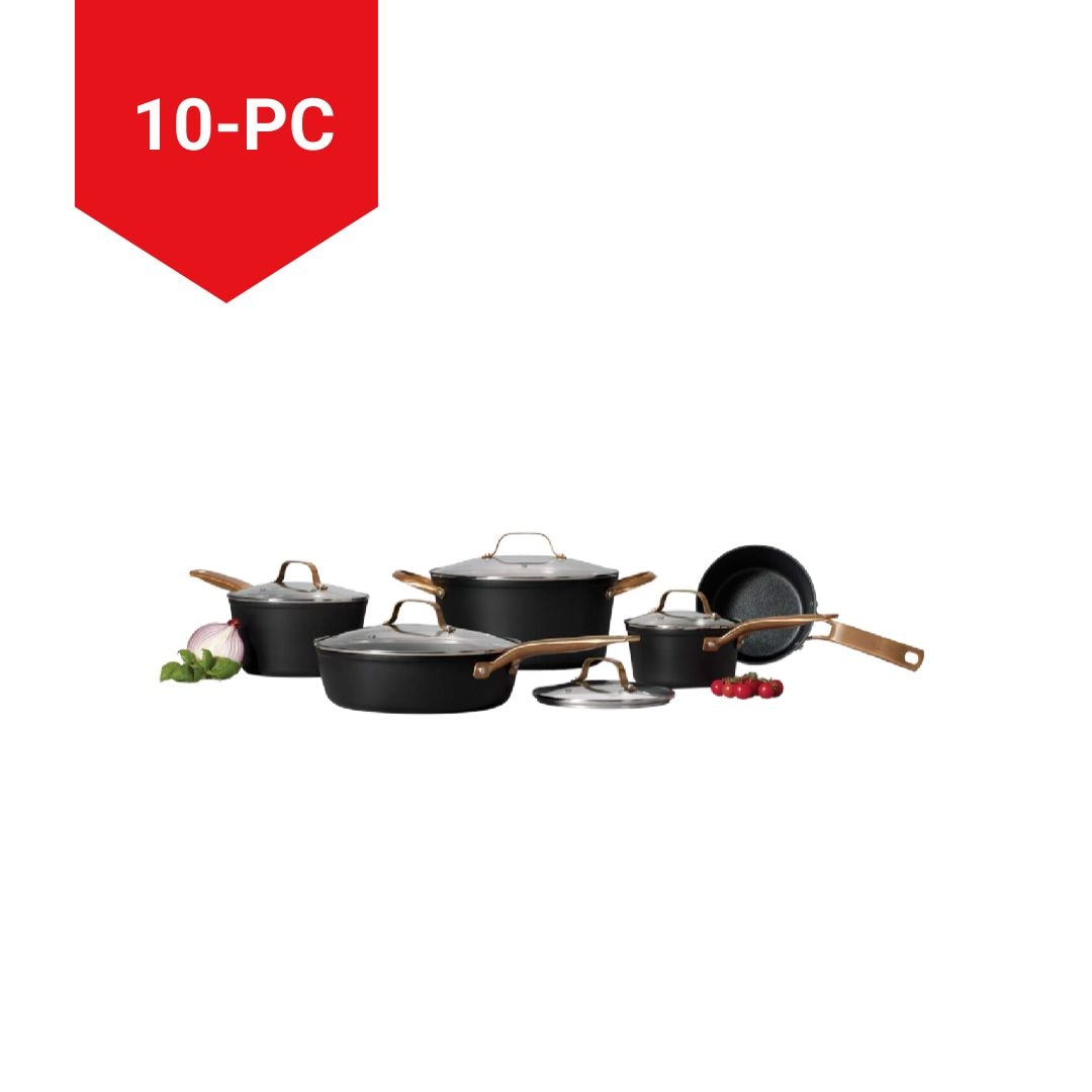 Heritage The Rock PRO Cookware Set, Non-Stick, 10-pc