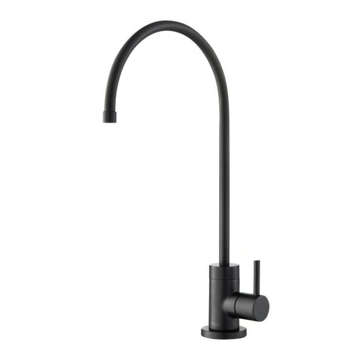 Purita Lead-Free Kitchen Water Filter Faucet, Matte Black