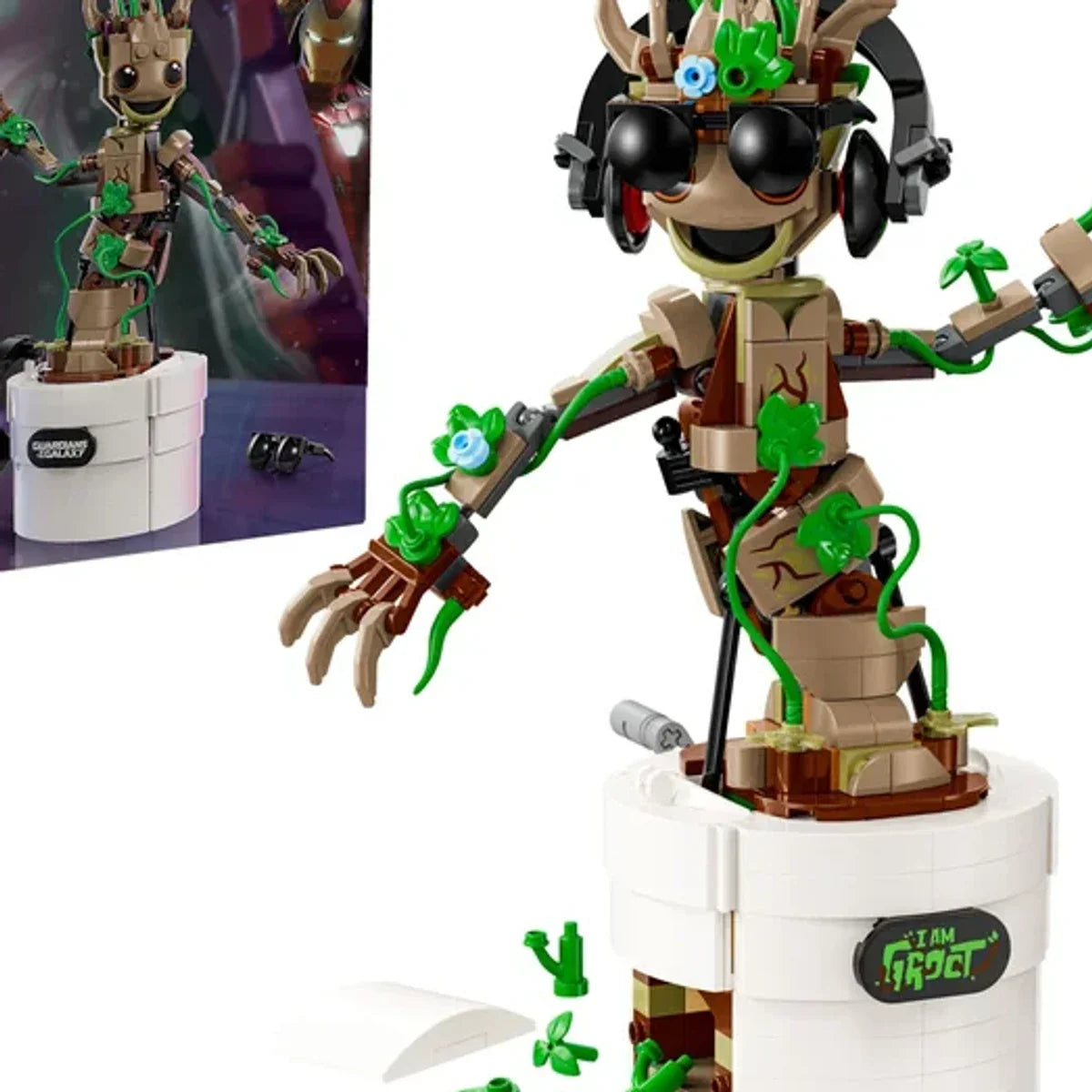 Marvel Dancing Groot, Animated Guardians of the Galaxy Toy 76297