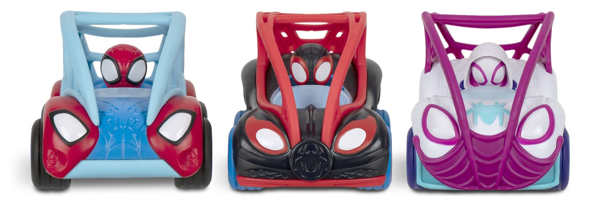 Marvel and His Amazing Friends Power Rollers Vehicles, 6-in