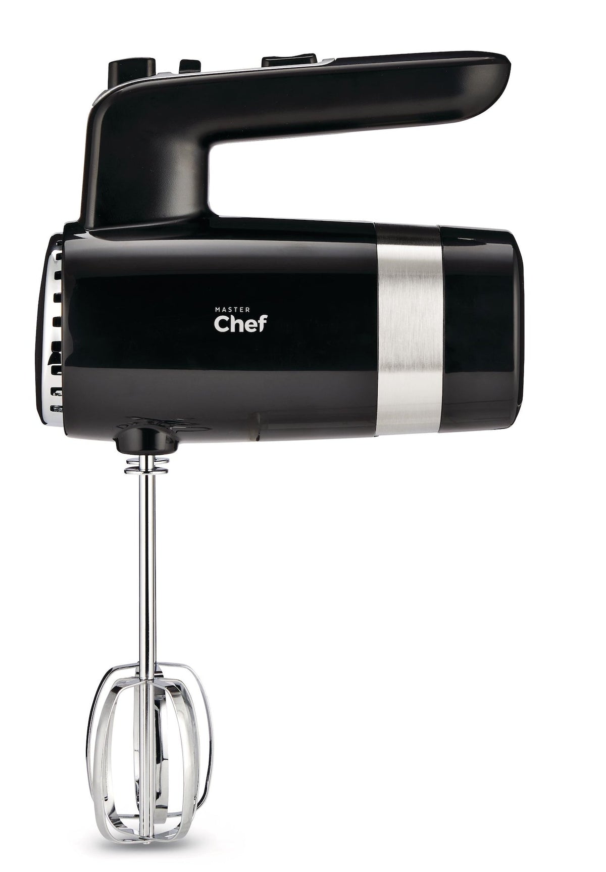 300W 5-Speed Electric Hand Mixer with Storage Base, Black