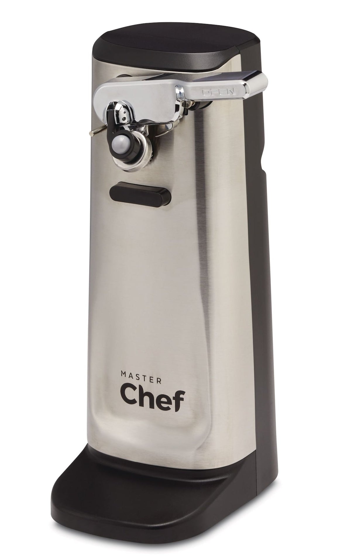 Tall Electric Stainless Steel Can Opener, Black
