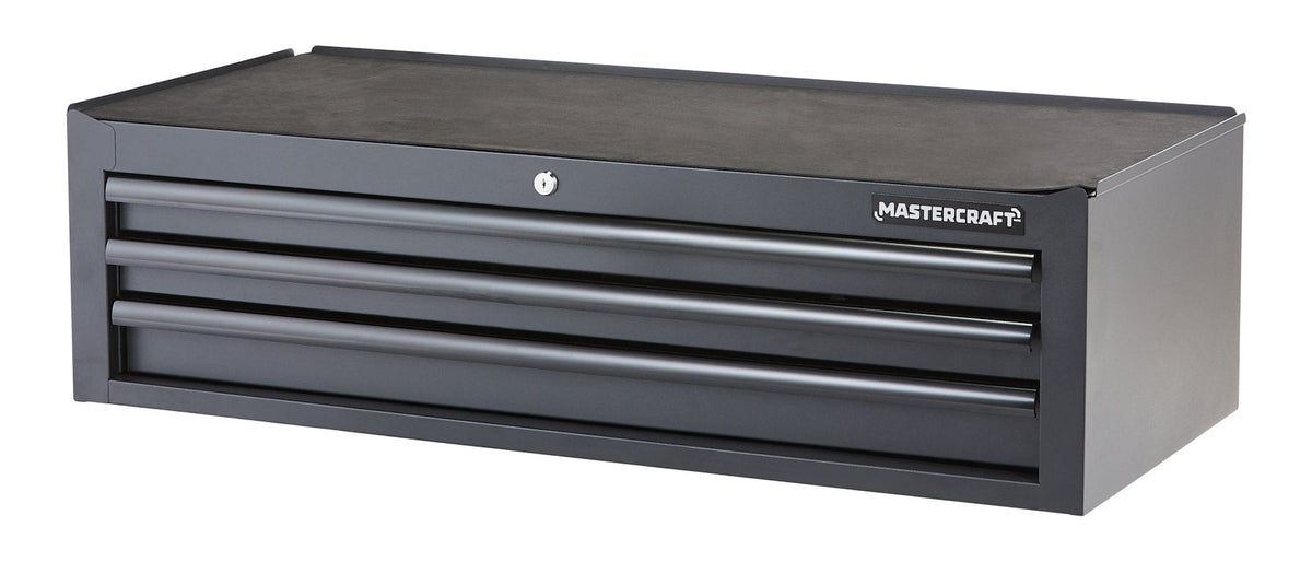 Tool Storage Mid-Chest, 3 Drawer, 41-in, Black