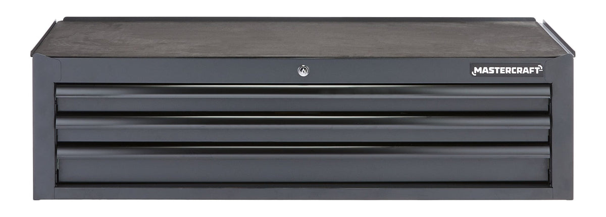 Tool Storage Mid-Chest, 3 Drawer, 41-in, Black