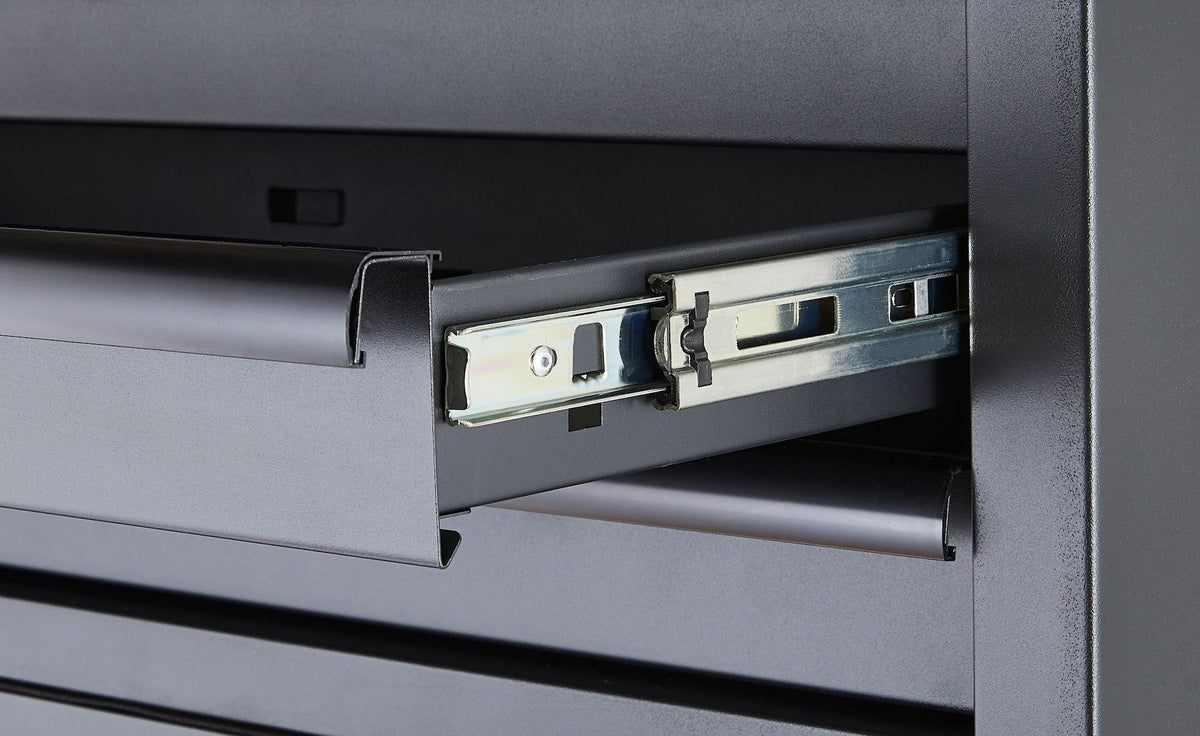 Tool Storage Mid-Chest, 3 Drawer, 41-in, Black