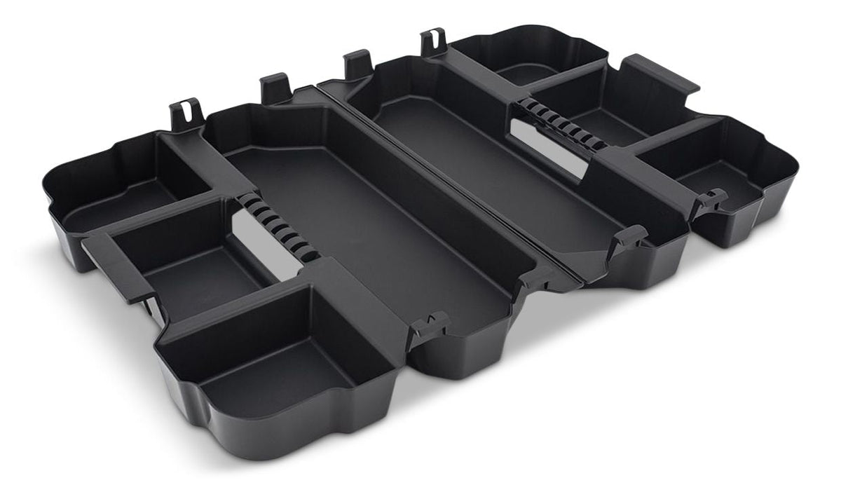 Tote Insert Tray with Carry Handle, Black, 2-pk