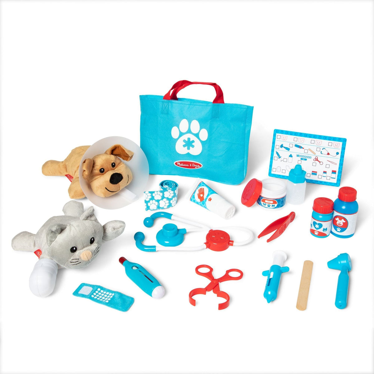 Veterinarian Playset for Ages 3+, 24-pc
