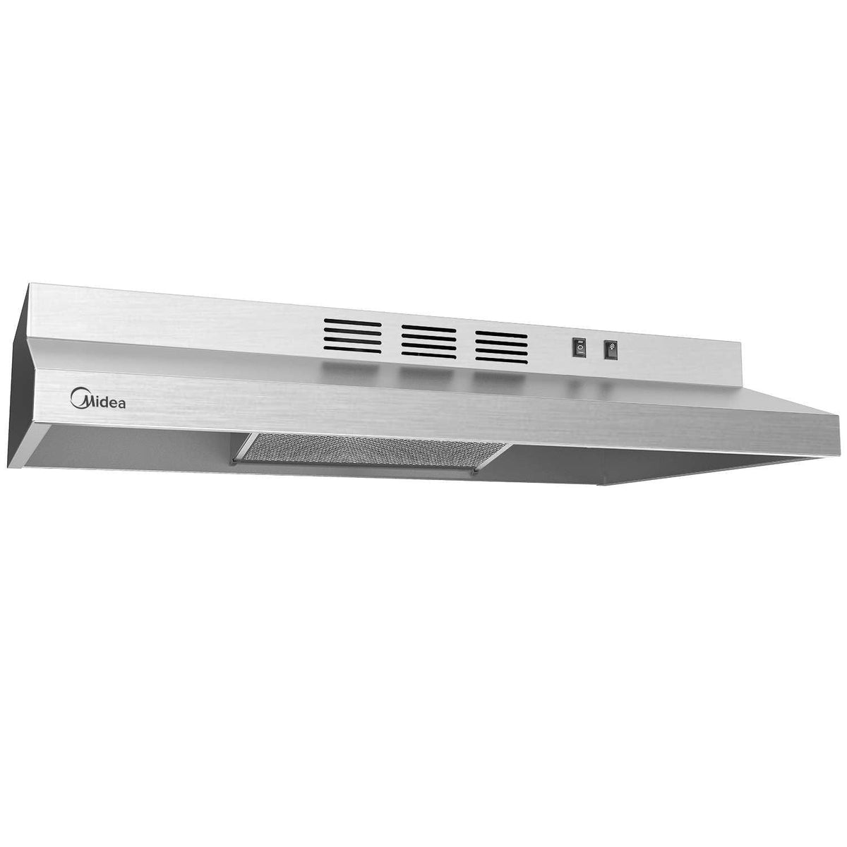 Basic 200 CFM Under the Cabinet Kitchen Exhaust Fan Range Hood, Stainless Steel, 30-in