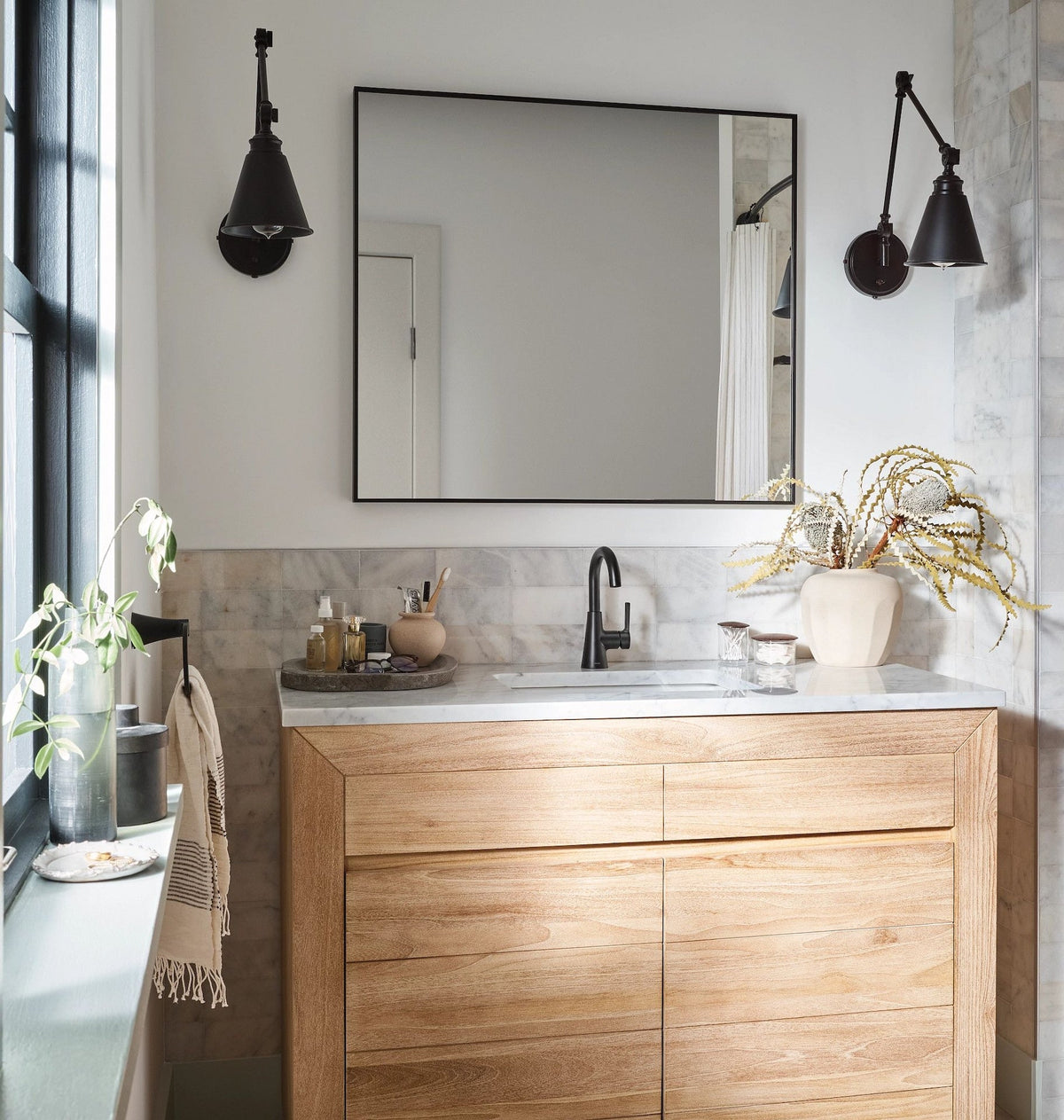 Mikah Single Handle Bathroom Faucet, Matte Black