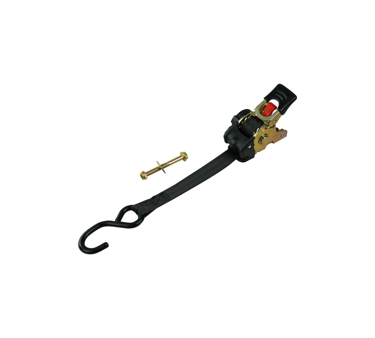 1,500-lb Retractable Transom Tie Down Strap, 1-in x 6-ft (2.54 cm x 1.8 m), 2-pk