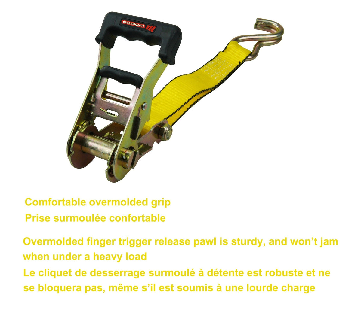 5,000-lb Commercial Ratchet Tie Down Straps, with Ultra Padded Handles, 1.5-in x 14-ft, 2-pk