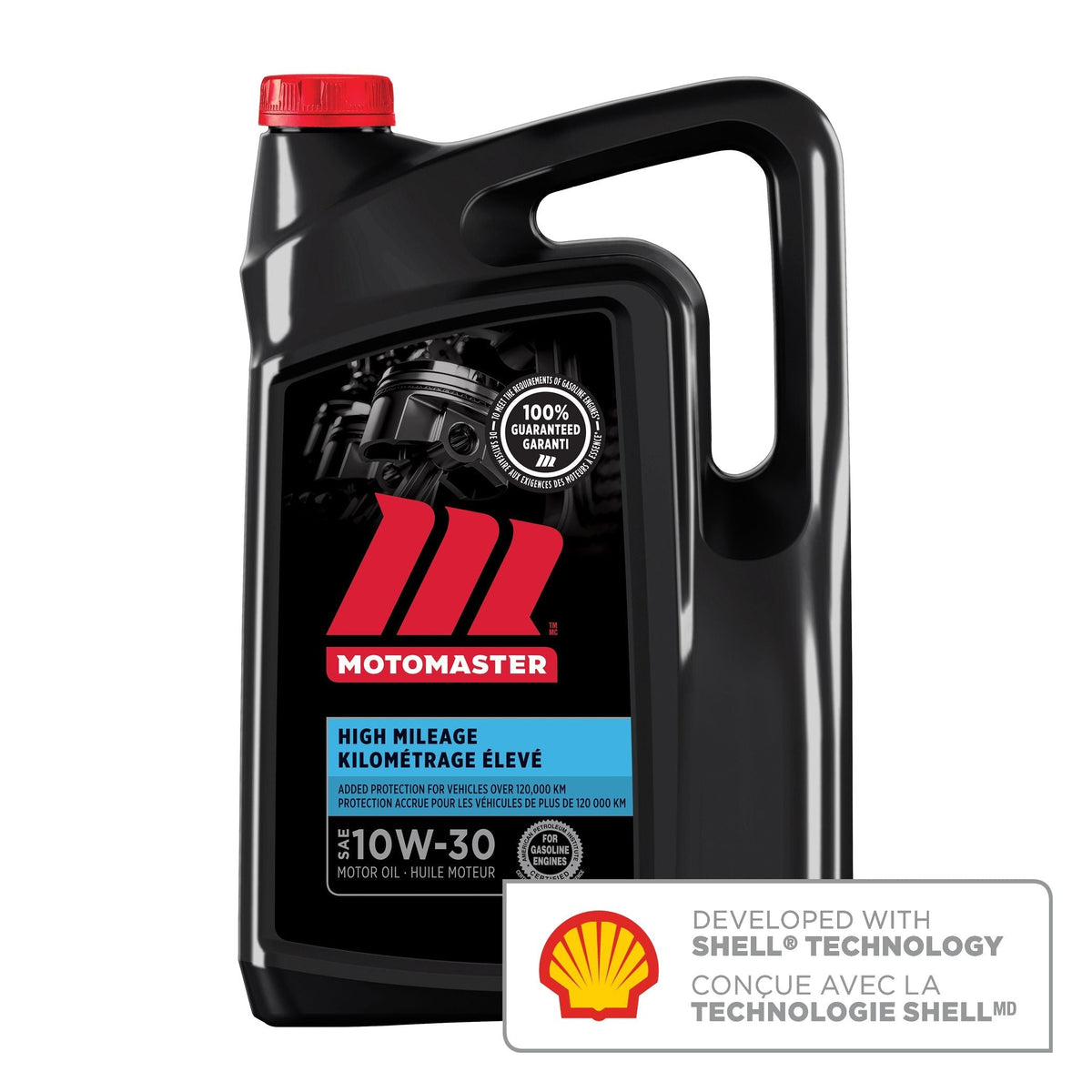 High Mileage 10W30 Conventional Engine/Motor Oil, 5-L
