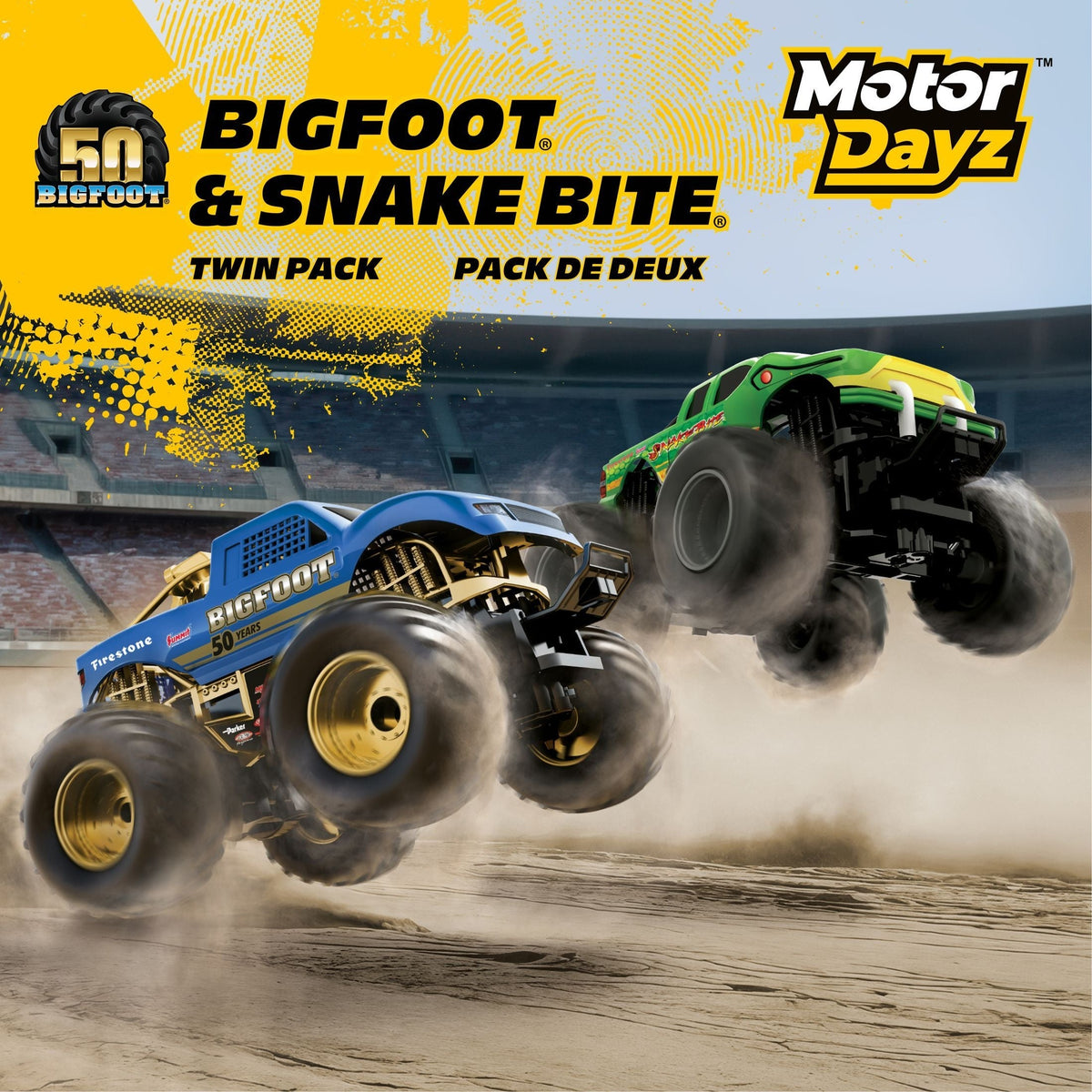 MotorDayz RC Monster Truck Twinpack - 1:24 Scale