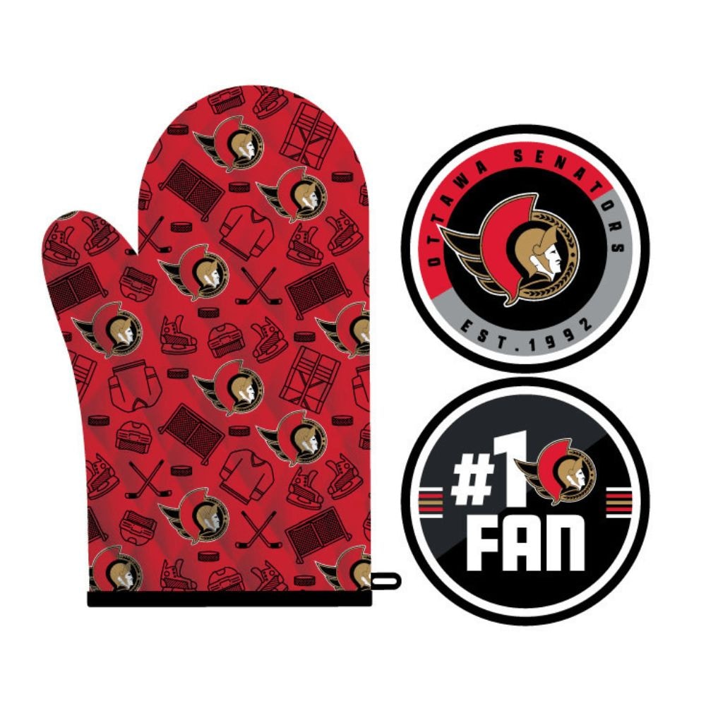 Kitchen Oven Mitt Pot Holder Set, 2-pc