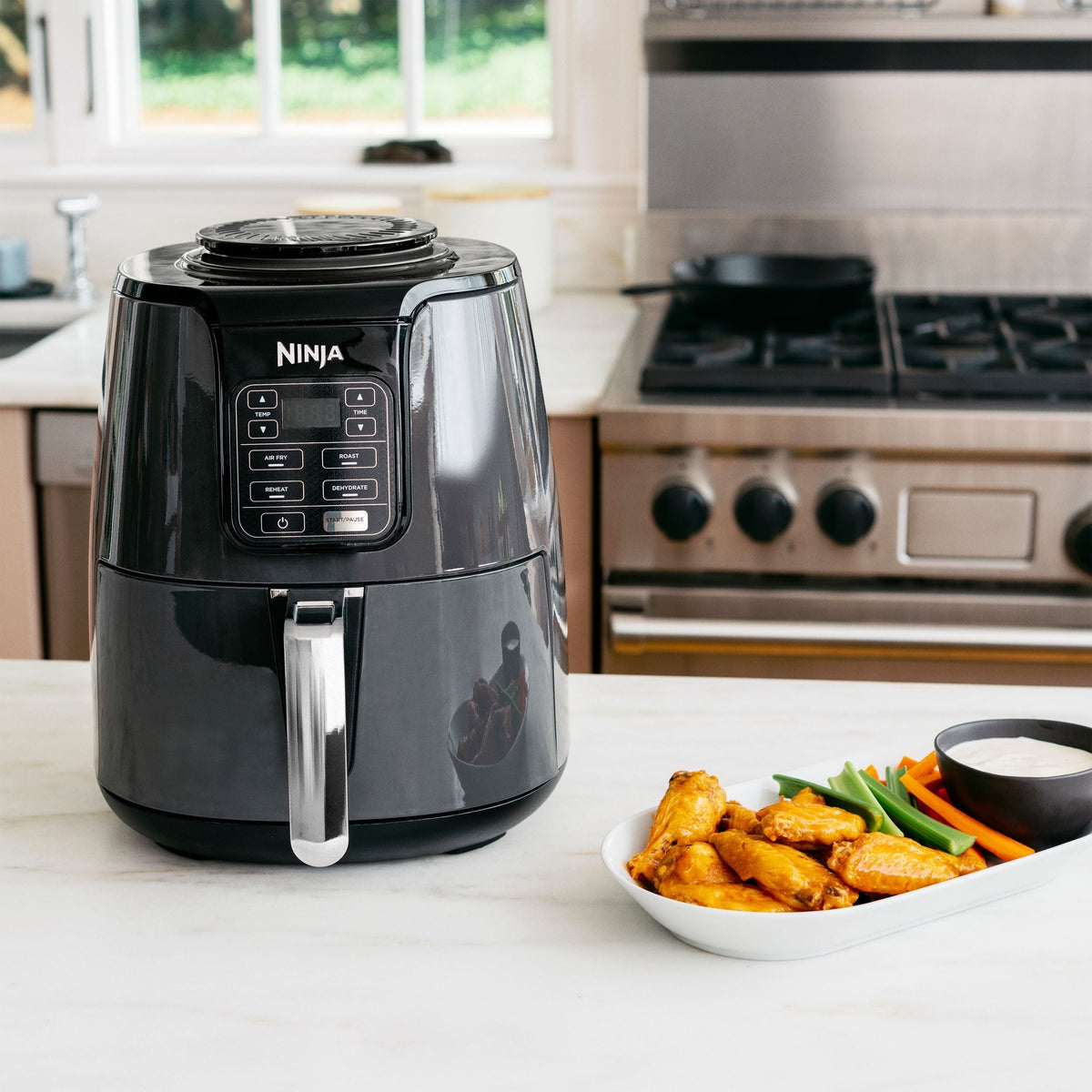 Ninja Single Basket Non-Stick Air Fryer, 5 Functions, 4-qt