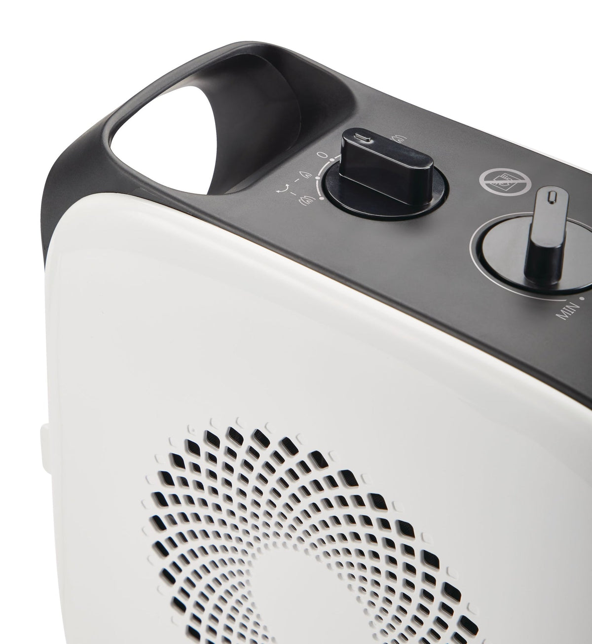 Portable Oscillating Portable Ceramic Space Heater withThermostat, 1500W, White