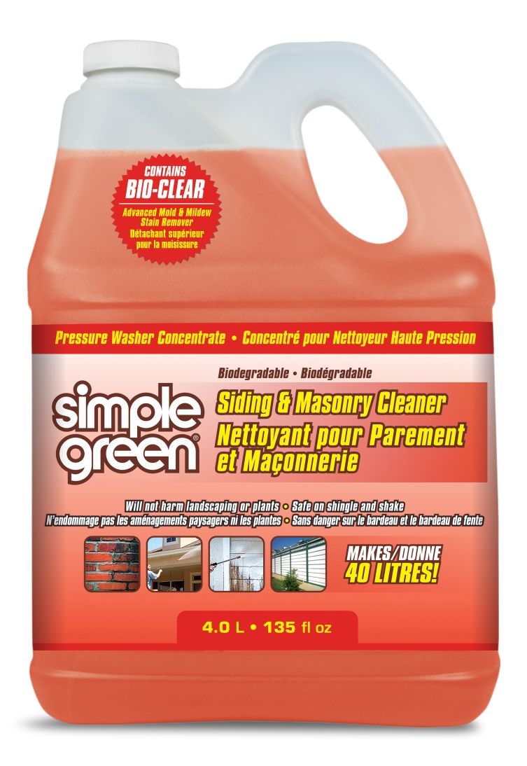 Siding & Masonry Pressure Washer Detergent, 4L
