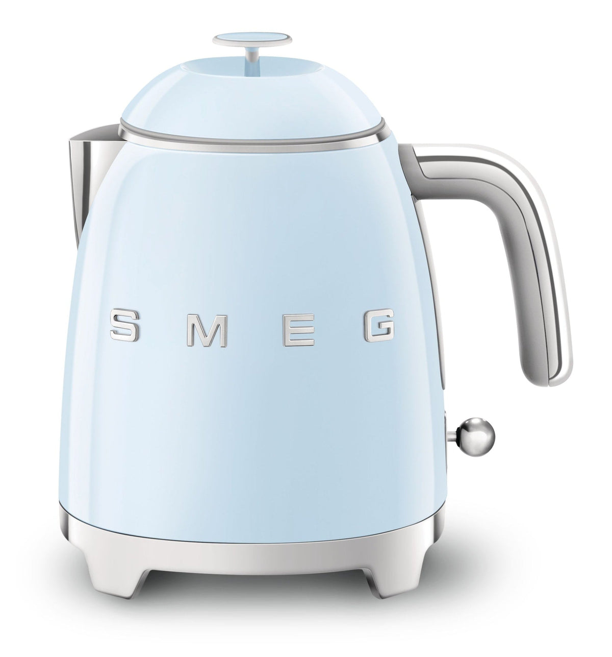 Retro Style Electric Mini Kettle with Cordless Base, Light Blue, 0.8-L
