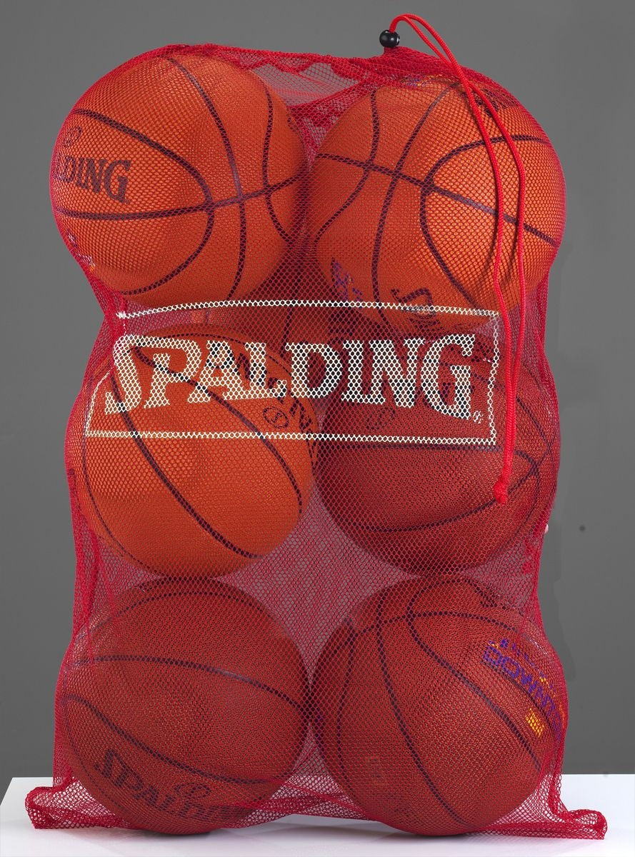 Mesh Sporting Equipment, Gear & Ball Bag with Drawstring