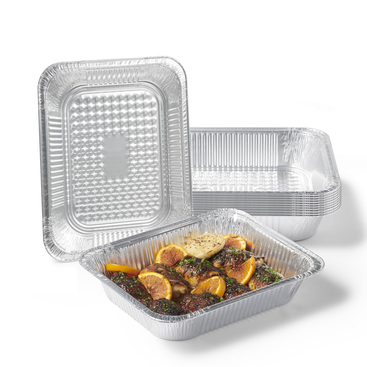 Disposable Aluminum Half Steam Table Pan, 10-pk