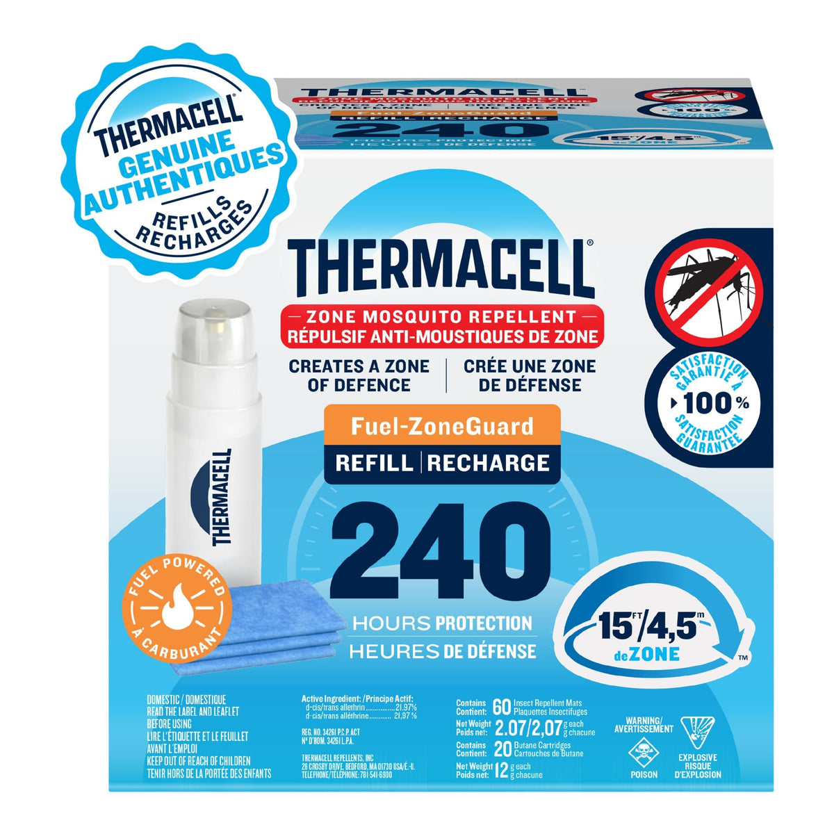 Mosquito Repellent Refill Bulk Pack, 240 Hours
