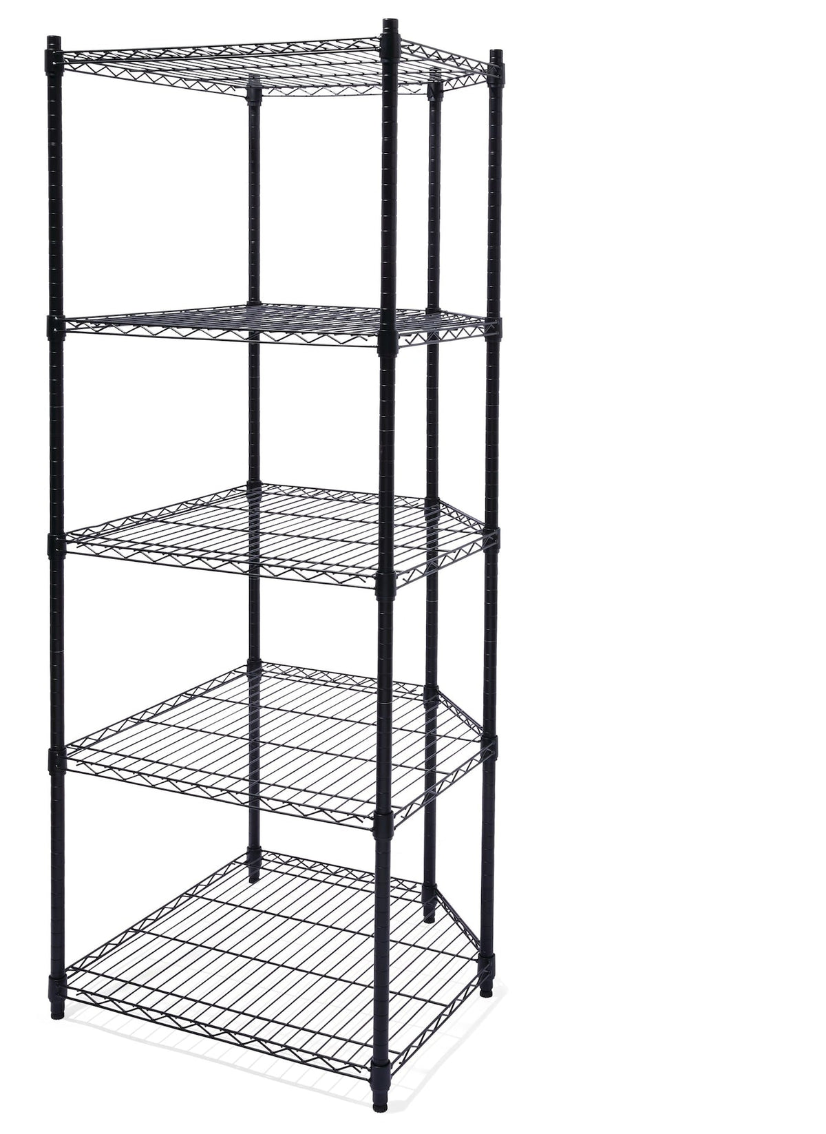 Type A 5-Tier Corner Storage Rack, No Tool Assembly