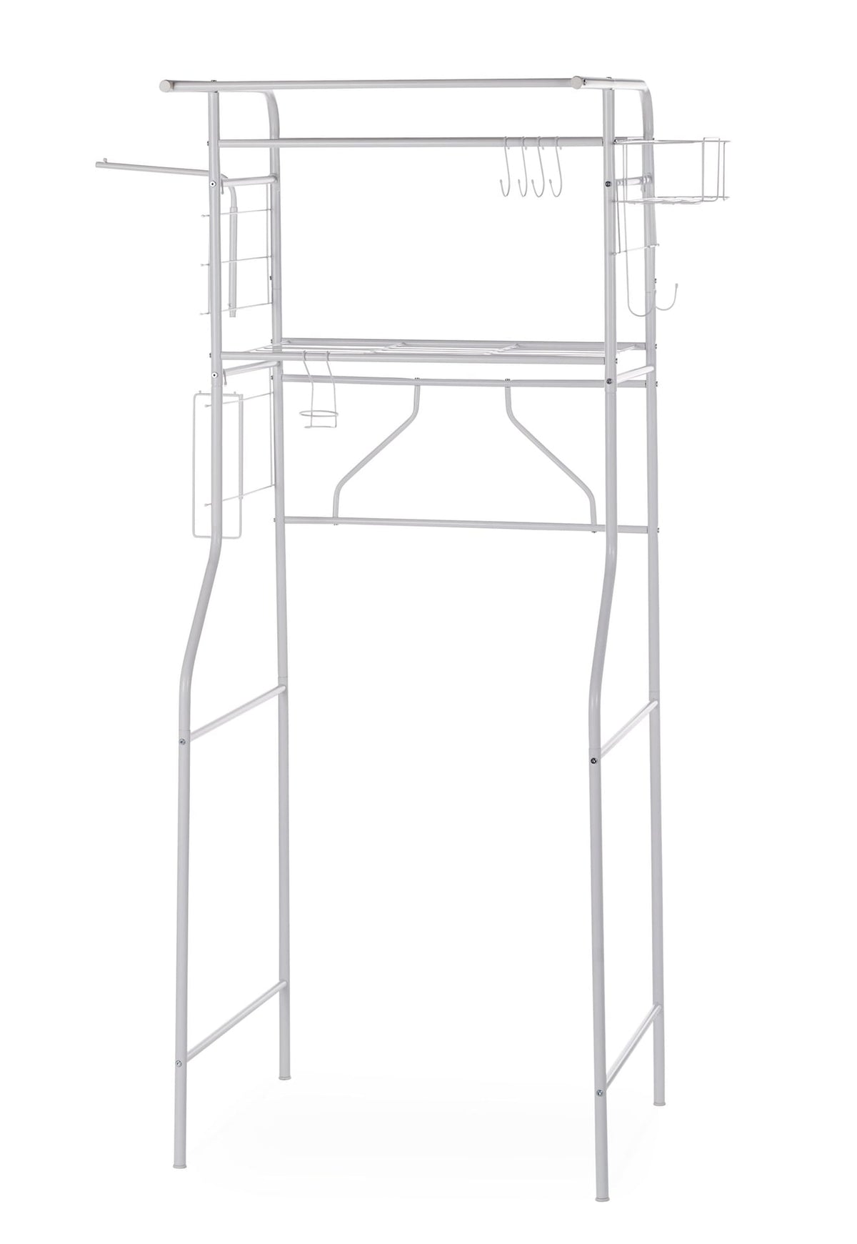 type A Linear Single-Unit Laundry Organization System, White