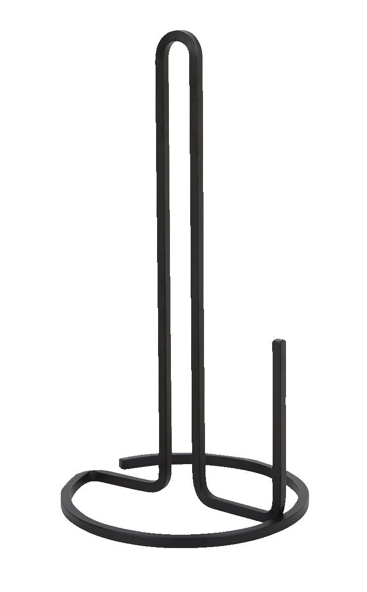Squire Upright Metal Paper Towel Holder For Kitchen Countertop, Black