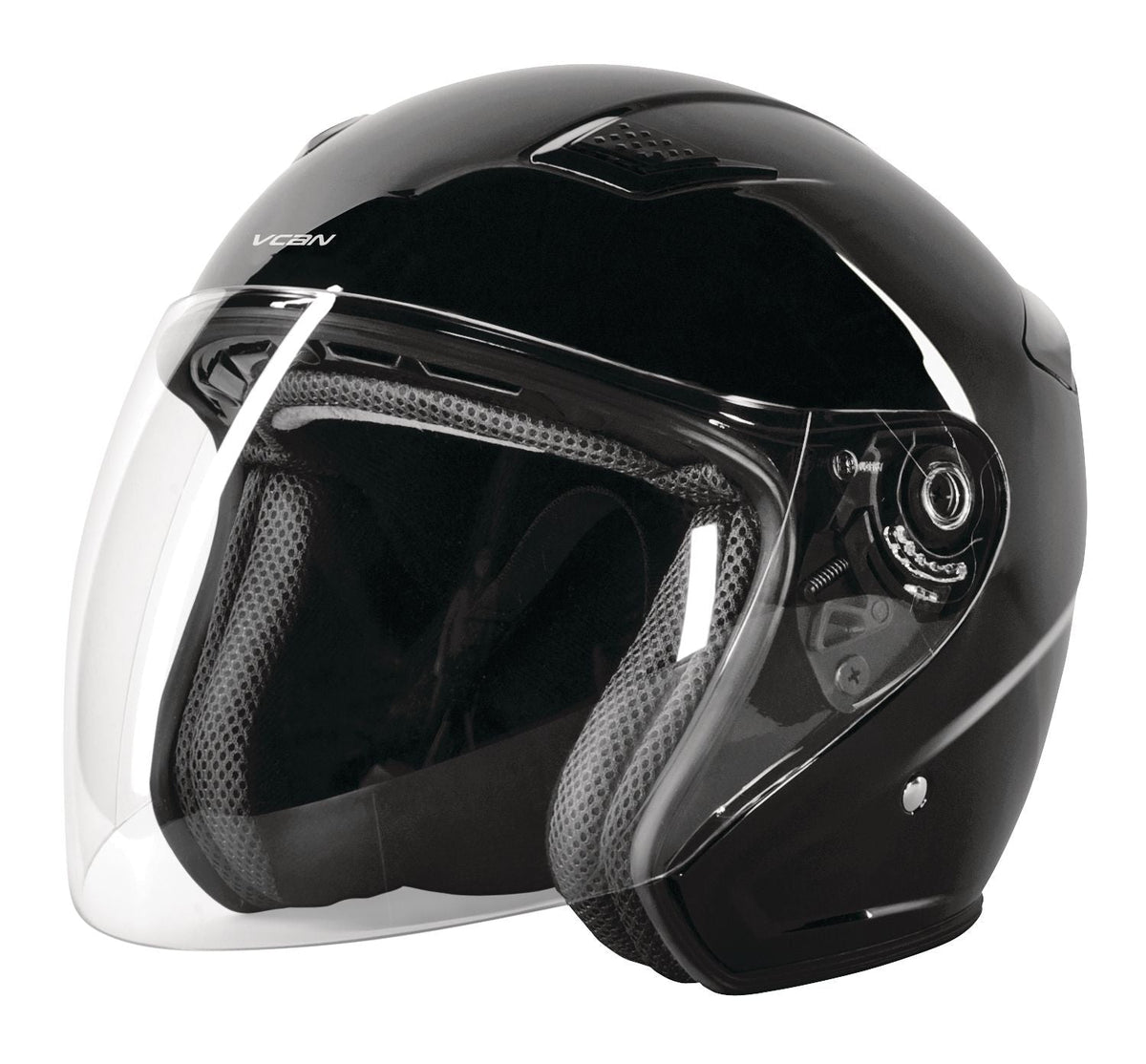 Copper Road Helmet with Visor, Gloss Black, Assorted Sizes