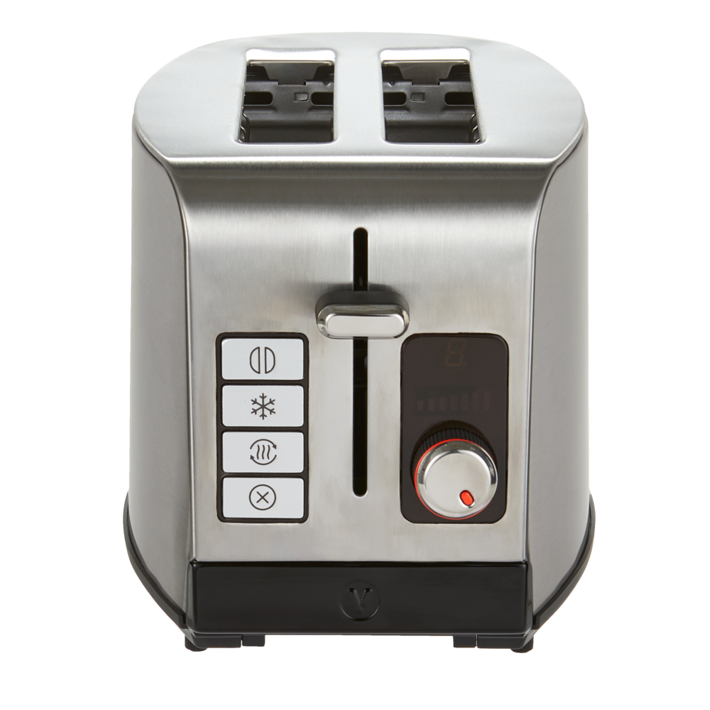 Digital Stainless Steel Toaster, 2-Slice