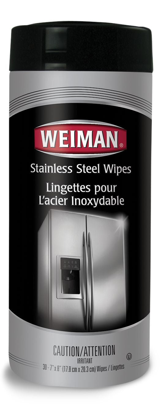 Stainless Steel Cleaning and Protectant Wipes, 30 Wipes