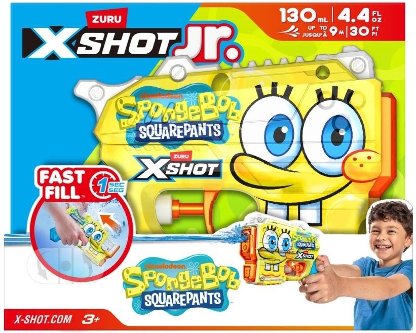 Skins SpongeBob Jr Fast Fill Water Soaker